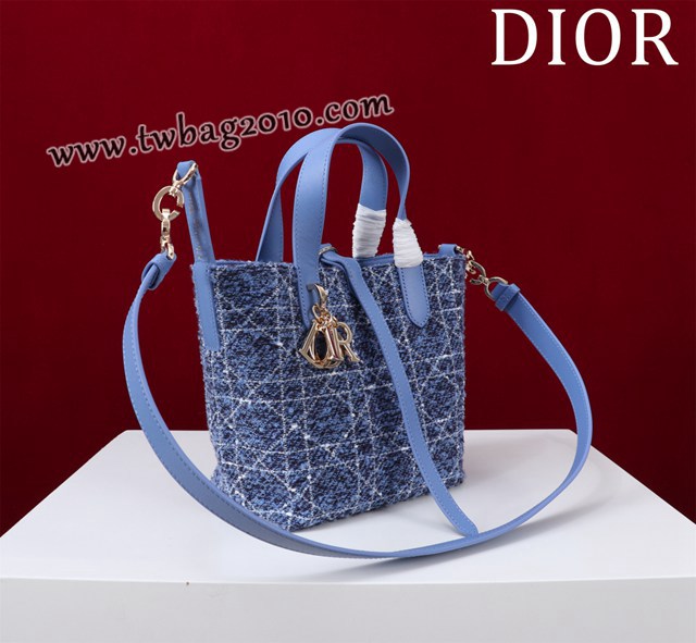 Dior专柜新款迪奥高仿原单藤格纹图案Toujours竖版手袋时尚托特购物包 djfk1675
